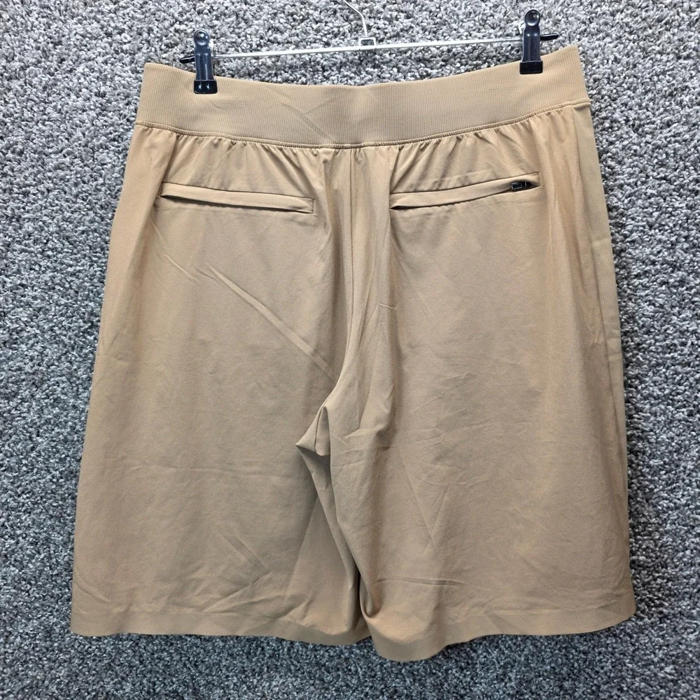Athleta Brooklyn Bermuda Shorts Tan Women's Size 12 Golf lightweight - Picture 2 of 8